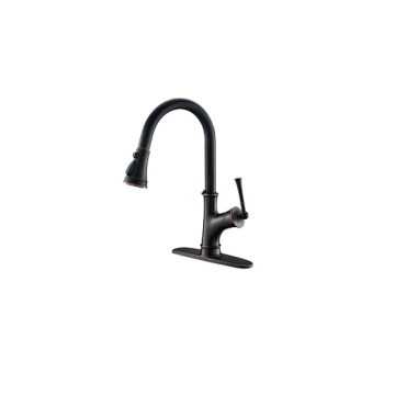 Stainless Steel Faucet Black Finish Modern Design