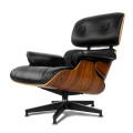 Aniline Leder Eames Lounge Stuhl und osmanische Replik