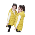 Girls Winter Thicken Warm Zip Up Sleeveless Vest