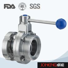 Stainless Steel Sanitary Manual Threaded Butterfly Valve (JN-BV1010)