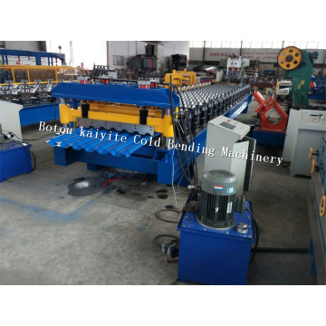 Glazed Aluminum Sheet Metal Roofing Rolls Forming Machine