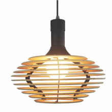 Lampe suspension en bois design moderne (KAM-P1001A)