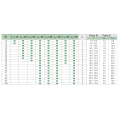 Matriz de elementos de corte para formação de chapas