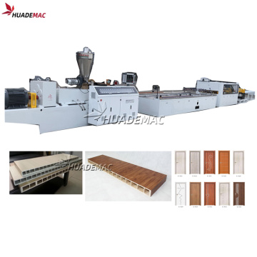 Wpc Door Panel Profile Board Making Extruder Machine