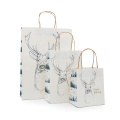 Handle Christmas Socks Gift Packing Paper Bag