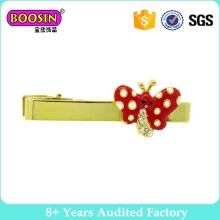 Men′s Stainless Steel Butterfly Bow Tie Clip with Custom Logo