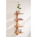 Home Decor 4 Tier Column Wood Wall Shelf