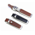 Pen drive de cuero genuino USB 2.0 Flash Drive