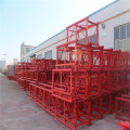 Ss100/100 1ton Double Cage Construction Material Hoist