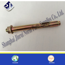 Factory Low Price Yellow Zinc Plated Anchor Bolt