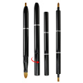 Synthetic hair flexible eye makeup brush