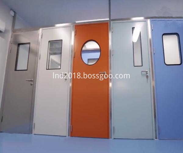 Multi-color optional hospital purification door