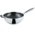 Stainless Steel Nonstick Wok Pan Easy Cleaning Cookware