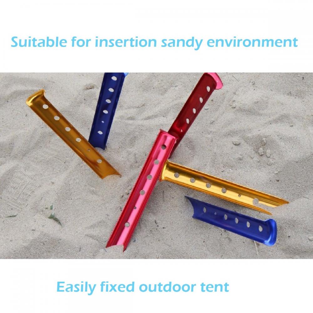 Aluminum U Shaped Tent Pegs Tent Nails Lightweight For Camping