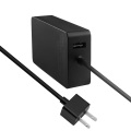 Adaptador AC de porta USB com Microsoft 3/4/5