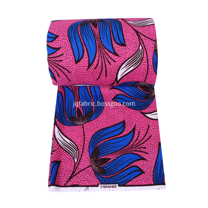 2018 African Fabric Polyester Wax Prints Fabric 