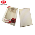 Tapa de la caja de regalo de papel decorativo de Navidad decorativo impreso personalizado