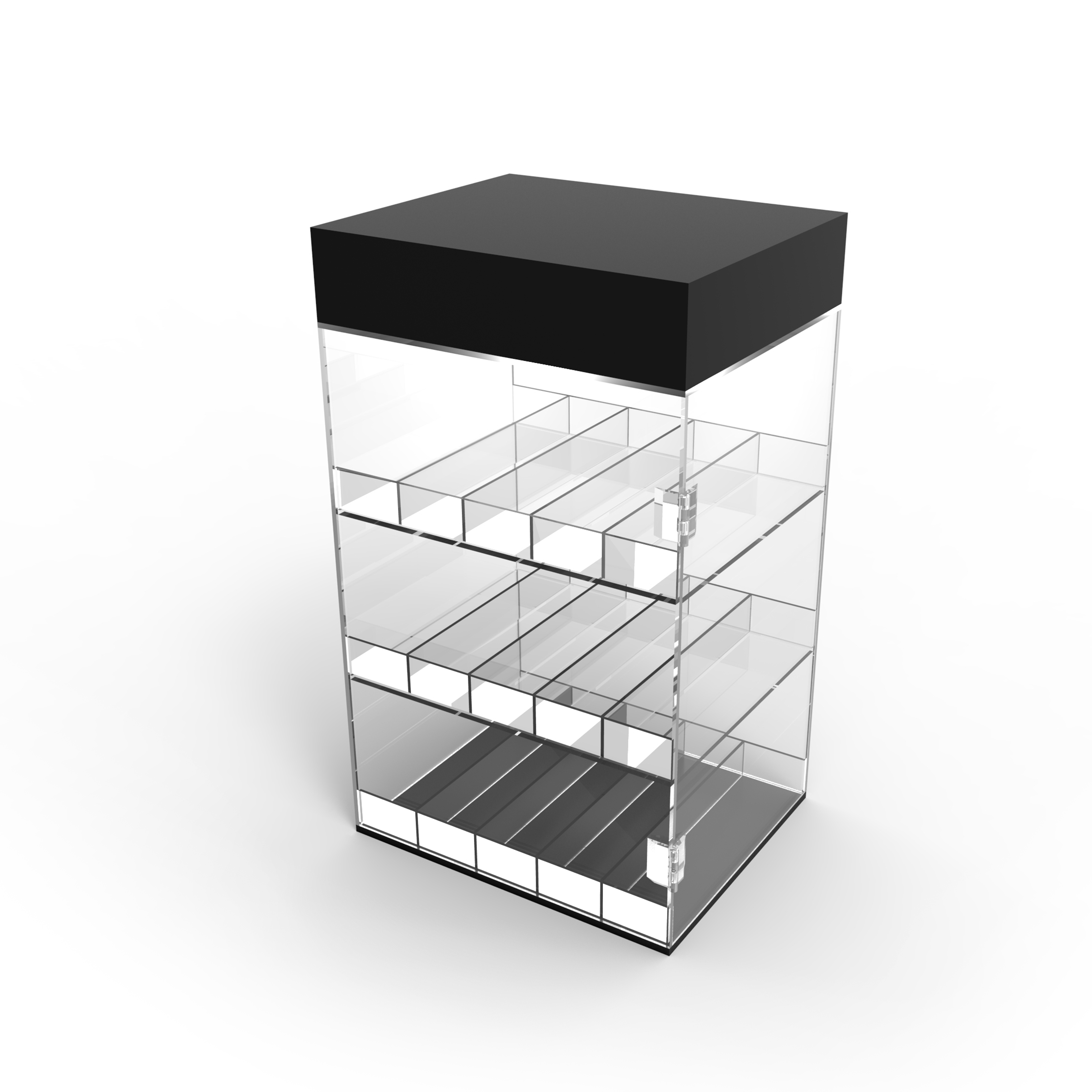 Acrylic Vape Pens Display Case With LED