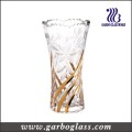 Vase en verre décoré en or (GB1505XWH-DSD)