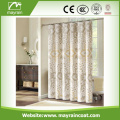 Silver Glass Curtain Rod Finials Shower Curtain