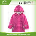 PU Fabric School Raincoat for Kids