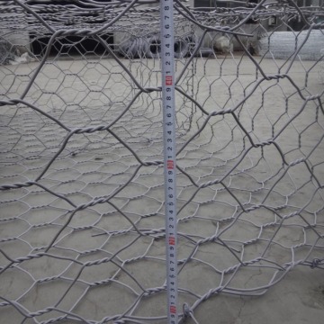 Zn-Al/Galfan or Galvanized wire hex Gabion Baskets