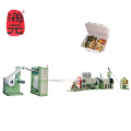 Máquina de formação de caixa de alimentos de isopor branca