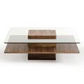 Tables basses contemporaines table basse en noix