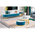 Luxury Marble Cover Coffee Table TV Stand