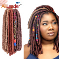 Color Line Faux Locs Ombre Crochet Braid Hair