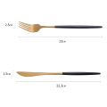 Copper Plated Stainless Steel Knife Fork Spoon Flatware