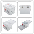 White First Aid Box Metal Tin Storage Box