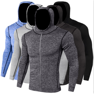 Chemise de sports d&#39;automne et d&#39;hiver pour hommes à capuche