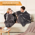 Couverture portable en tissu de flanelle adulte personnalisé