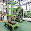 Hydraulic Portable Aluminum Single Post Indoor Man Lift