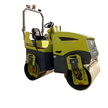 CE certified ride-on double drum road roller 2ton