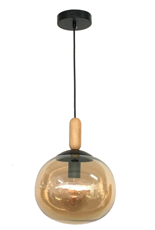 Amber Glass Ceiling Lamps