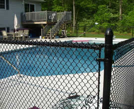 Vinyl Chain Link Fence