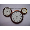 Custom 43mm 60mm Silver Metal Clock Insert for Promotion Gift