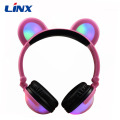 Christmas promotional gift kid bear ear headphones