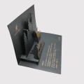 Folding Stereoscopic Fancy Paper Thanks Card