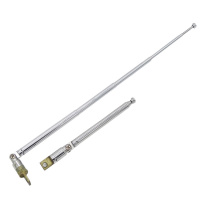 Long range am fm radio telescopic antenna