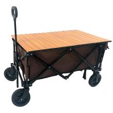 Wagon de jardin pliant extérieur avec poignée réglable