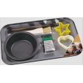 28.5*17.5cm plastic cookie cutter pan set