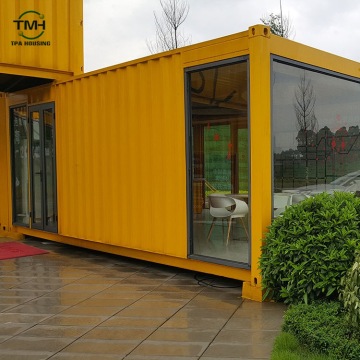 Custom-made flat pack assembled container office stackable container house