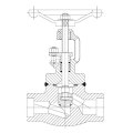 Forged Steel Globe Valve (Welded Bonnet)