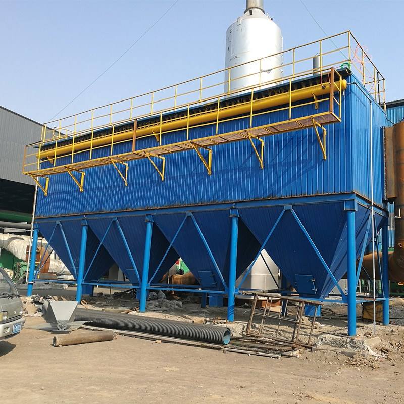 High temperature dust collector of biomass boiler