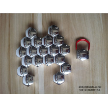 17mm Wheel Chrome Lug Nut Covers