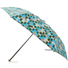 Manual Open Jigsaw Printing 3 Folding Umbrella (BD-72)