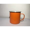 Camping Tin Enamel Mug with Handle Outdoor Indoor